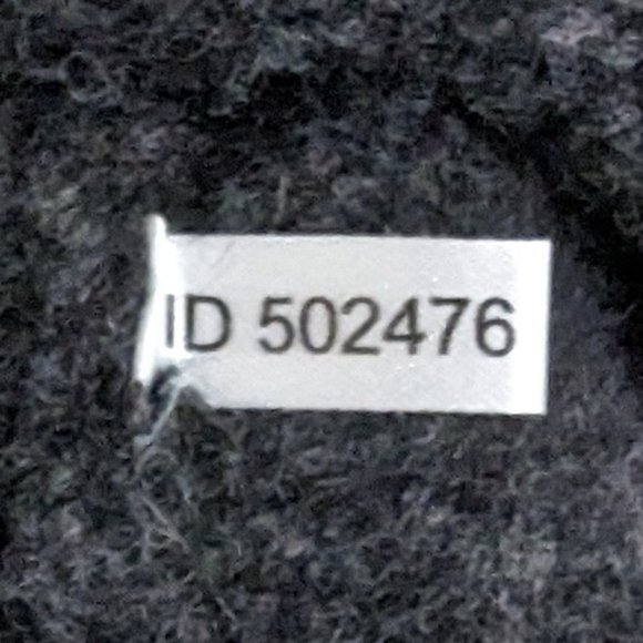 Free People Double Breasted Gray Blue Stripe Wool Angora Blend Sweater S - Picture 4 of 7